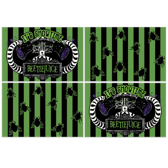 Halloween Decorations Halloween Placemats Set of 4 October 31 Table Mats Horror Classic Movie Decor Halloween Decorations for Home Party